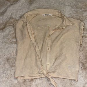 H&M cover up/button up top